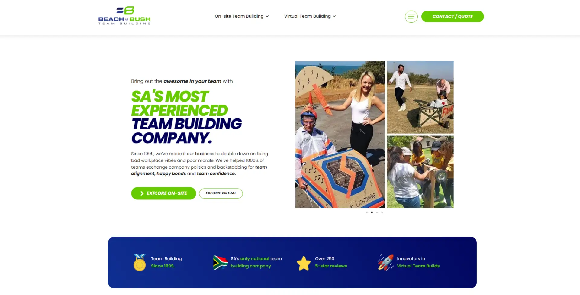 Teambuilding Website